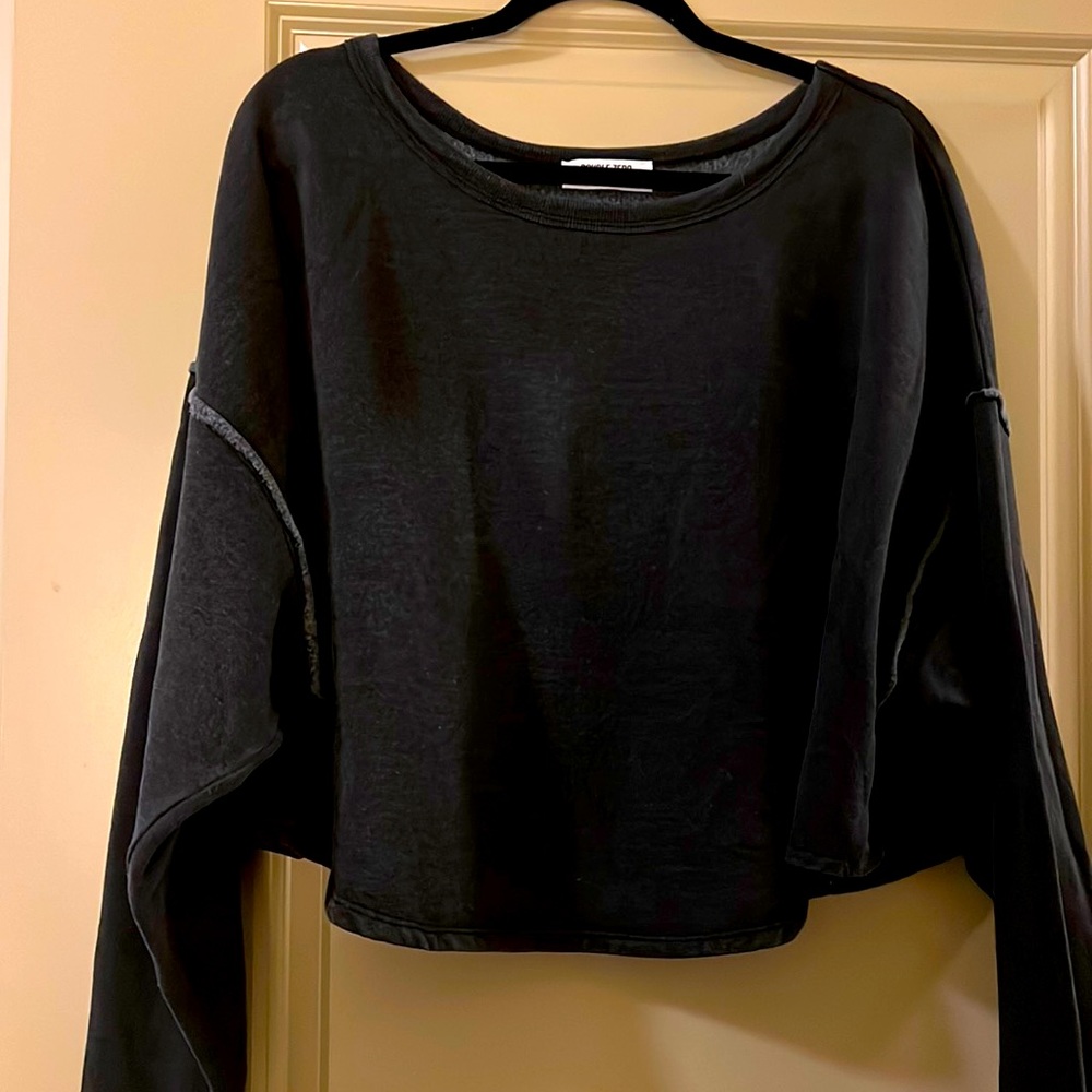 Dark Grey wide sweatshirt